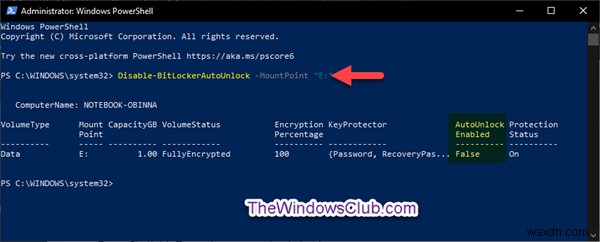 Windows 10에서 BitLocker 암호화 데이터 드라이브에 대한 자동 잠금 해제 켜기 또는 끄기 