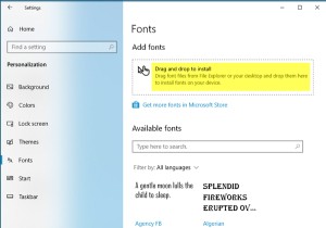 Windows 11/10에서 자신만을 위한 글꼴을 설치하거나 변경하는 방법 