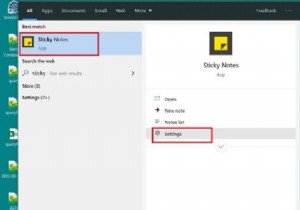 Windows 10에서 여러 기기 간 스티커 메모 동기화하는 방법