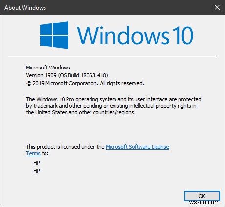 Windows 10 v1909 11월 기능 업데이트의 새로운 기능 