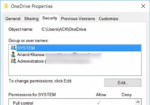Windows 10에서 OneDrive 폴더의 파일을 열거나 저장할 수 없을 때 해결 방법