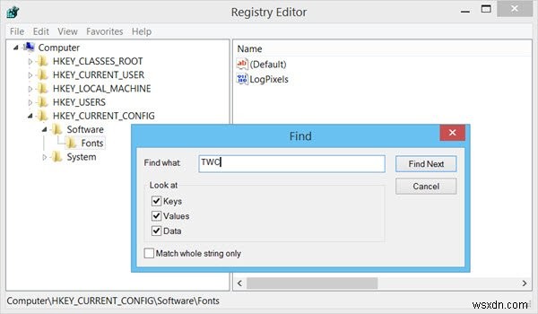 Windows 레지스트리 키, 값 및 설정을 검색하는 방법 