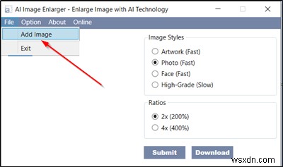 AI Image Enlarger를 사용하면 저해상도에서 고해상도로 이미지를 확대할 수 있습니다. 