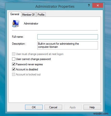 작업 그룹 모드에서 Windows용 로컬 관리자 계정을 활성화하는 방법 