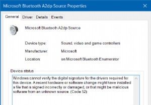 Microsoft Bluetooth A2DP 소스 오류(코드 52) 해결 방법