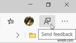 새로운 Microsoft Edge에서 피드백 보내기 버튼을 제거하는 방법 
