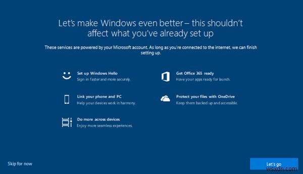 Windows 10에서 Windows 프롬프트를 최대한 활용하는 방법을 비활성화하는 방법 