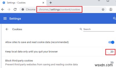 Chrome이 Windows 10에서 비밀번호를 저장하지 않음 