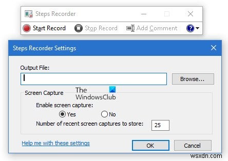 Windows 10에서 단계 레코더를 사용하는 방법 