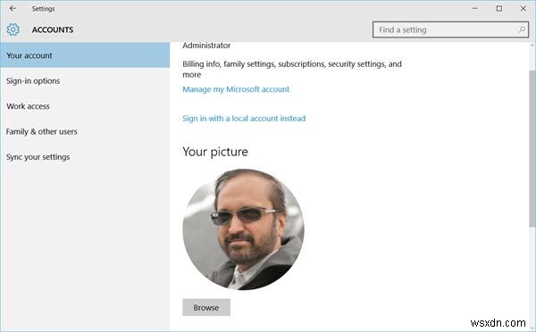 Windows 10에서 사용하지 않는 오래된 사용자 계정 사진을 제거하는 방법 