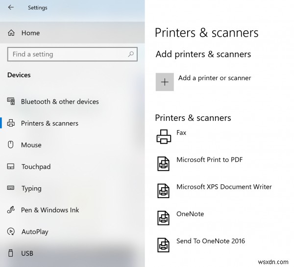 Windows 10 컴퓨터에 설치된 모든 프린터를 나열하는 방법 