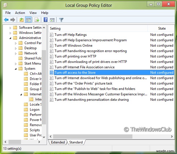 Windows 11/10의 기본 프로그램 선택 메뉴에서 스토어 옵션에서 앱 찾기 제거 
