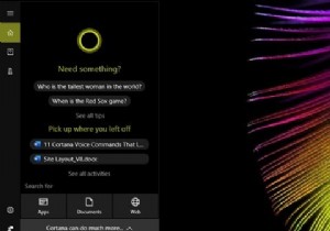 Windows 10 PC를 제어하는 ​​Microsoft Cortana 음성 명령 
