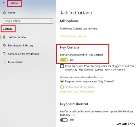 Windows 10 PC를 제어하는 ​​Microsoft Cortana 음성 명령 