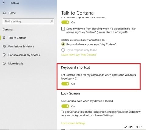 Windows 10 PC를 제어하는 ​​Microsoft Cortana 음성 명령 