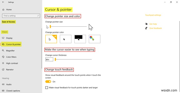 Windows 10에서 접근성 설정을 사용하는 방법 