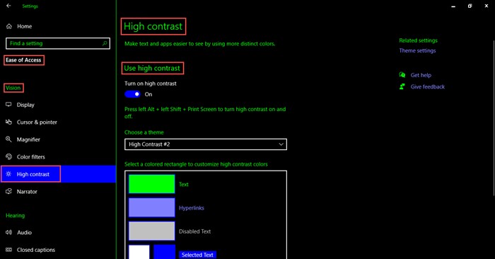 Windows 10에서 접근성 설정을 사용하는 방법 