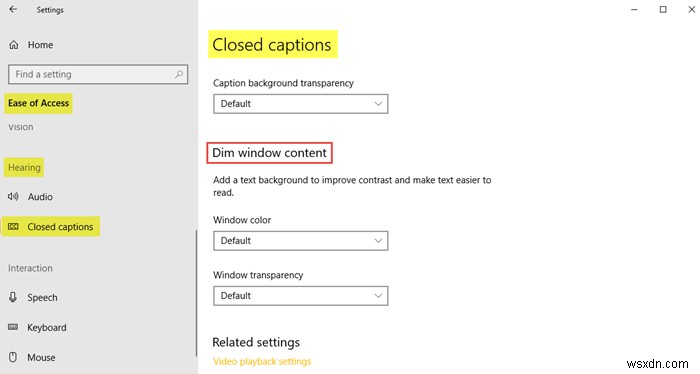 Windows 10에서 접근성 설정을 사용하는 방법 
