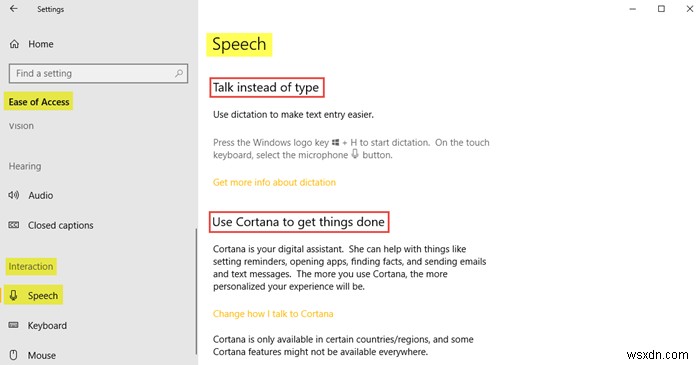 Windows 10에서 접근성 설정을 사용하는 방법 