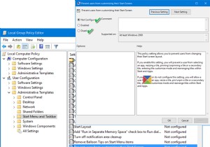 Windows 10에서 시작에 고정이 작동하지 않음 