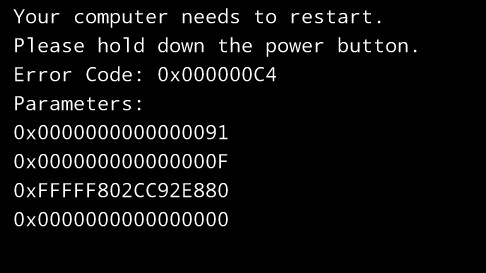 오류 0x000000C4 가상화를 사용하여 Windows를 설치할 수 없음 