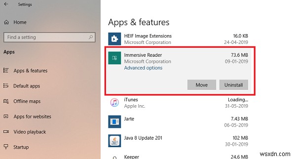 Windows 10에서 몰입형 리더를 제거하는 방법 