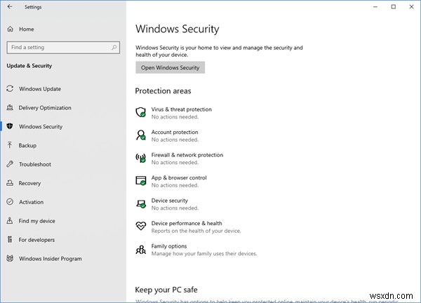 Windows 10에서 Windows Defender를 구성하는 방법 