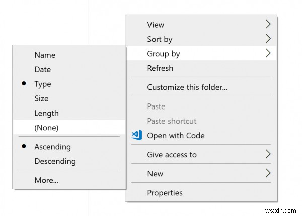 Windows 11/10의 탐색기에서 파일 그룹화를 비활성화하는 방법 
