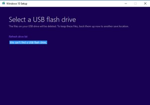 USB 플래시 드라이브를 찾을 수 없습니다 – Windows 10 설치 오류 