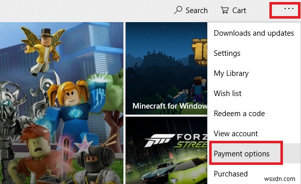 Microsoft Store 결제 실패 오류, 문제 및 문제 