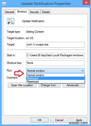 Windows 10에서 Windows 업데이트를 시작 메뉴 또는 작업 표시줄에 고정하는 방법 