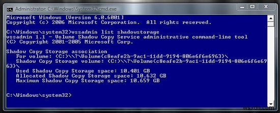 레지스트리에서 사용 가능한 Windows 시스템 복원 설정 및 옵션 