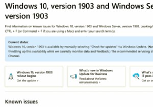 Windows 10 v1903(2019년 5월 업데이트) 알려진 문제 총정리