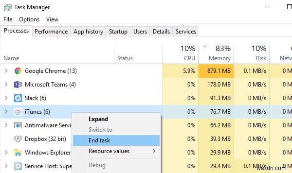 Microsoft Edge 설치 또는 업데이트 중 오류 0x80200070 수정 