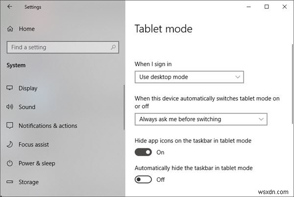 Windows 10이 태블릿 모드에서 멈췄습니까? 태블릿 모드를 끄는 방법은 다음과 같습니다. 