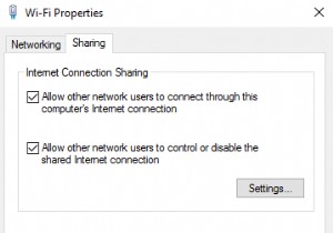 Windows 10 인터넷 연결 공유(ICS) 활성화 오류 발생 시 해결 방법