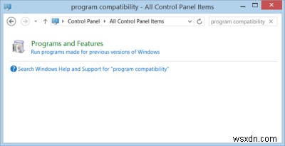 Windows 11/10의 프로그램 호환성 문제 해결사 