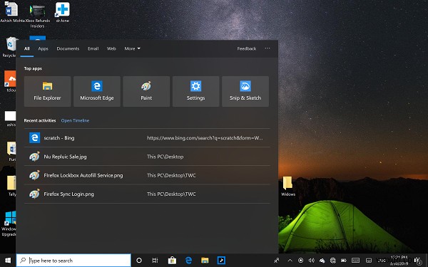 Windows 10 v1903 2019년 5월 업데이트 새로운 기능 목록 