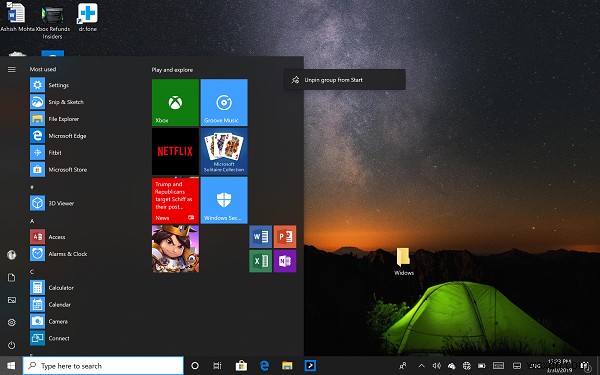 Windows 10 v1903 2019년 5월 업데이트 새로운 기능 목록 