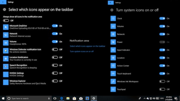 Windows 10 시작 메뉴 및 작업 표시줄 사용자 지정 가이드 