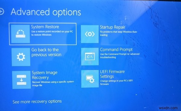 시스템에 Windows 10의 USB 부팅 옵션 오류가 없습니다. 