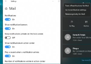 Windows 10 액션 센터에서 앱 알림 설정을 빠르게 조정하는 방법