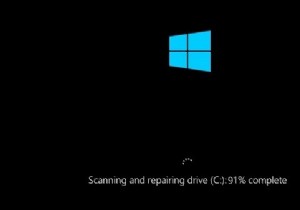 Windows 10 스캔 및 복구 드라이브가 멈춤 