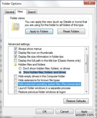 파일 속성 변경, attrib.exe를 사용하여 숨겨진 개인 파일 및 폴더 생성 