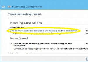 이 컴퓨터에 네트워크 프로토콜이 하나 이상 없습니다 – Windows 10 오류 해결 방법