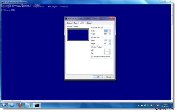 Windows 11/10 운영 체제의 전체 화면 명령 프롬프트 