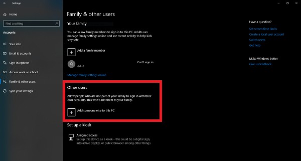Windows 10에서 FTP 서버에 액세스하기 위해 특정 사용자를 추가하는 방법 