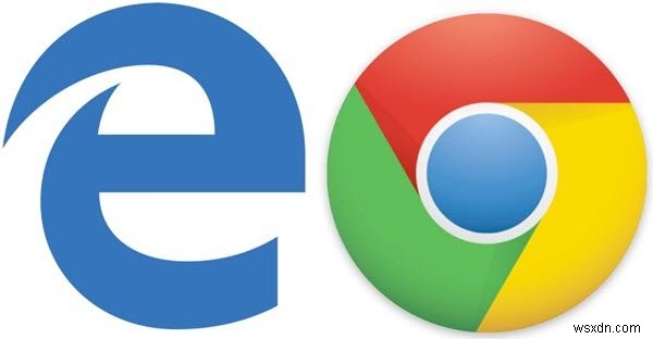 Windows 10에서 Google Chrome과 Microsoft Edge 비교 