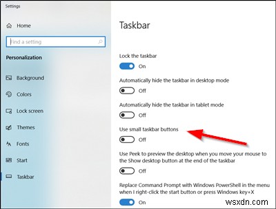 Windows 10 작업 표시줄에서 시간만 보이게 하는 방법 
