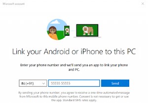 휴대폰에서 Windows 10 PC로 웹페이지 URL을 보내는 방법